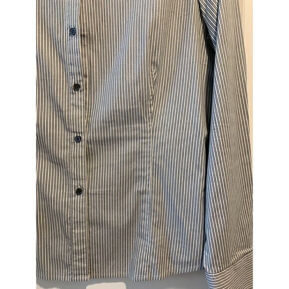 The Limited white/blue button down shirt Large - Picture 3 of 8